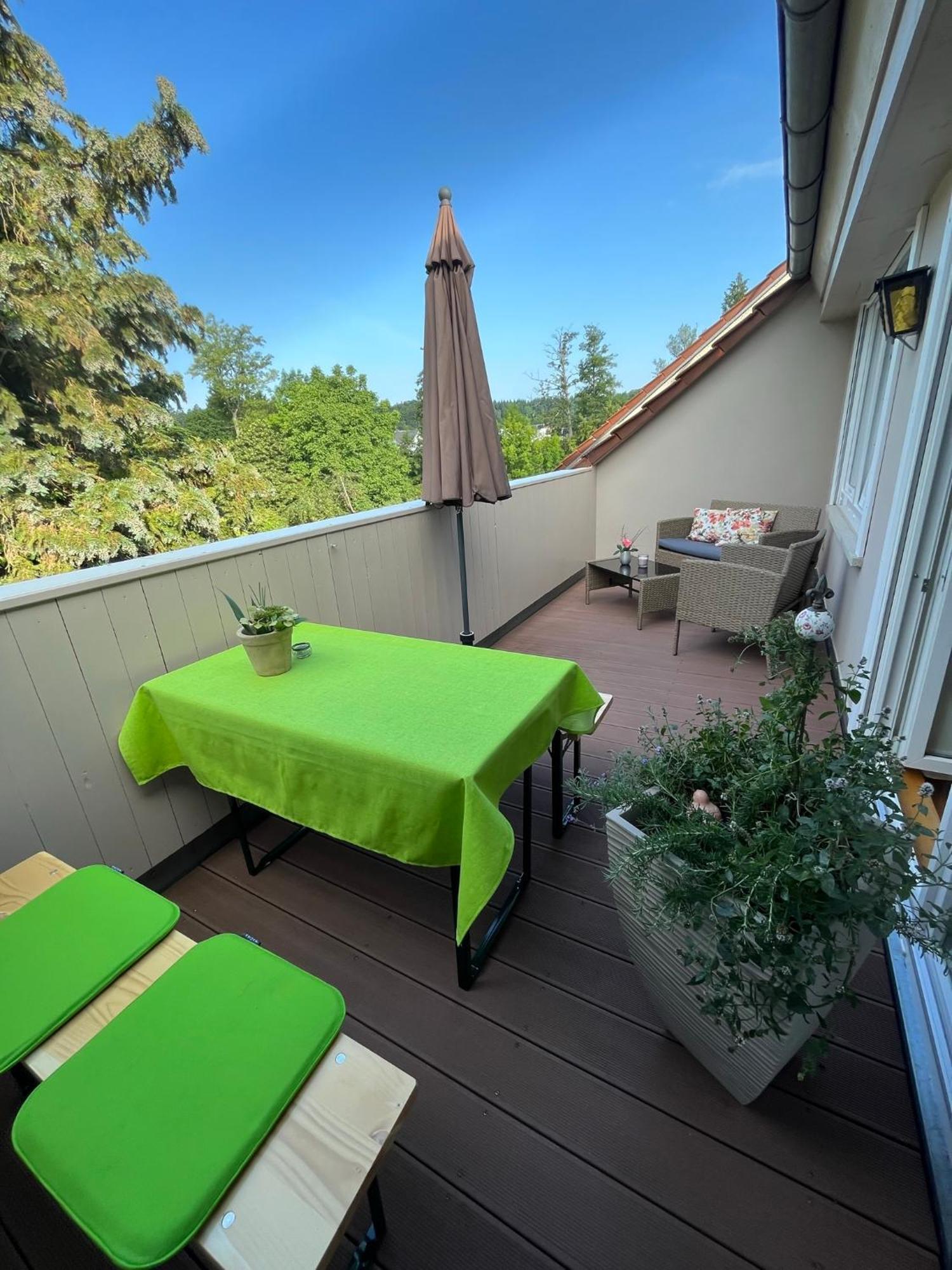 Schoene Wohnung, Bodenseenaehe Ravensbourg Extérieur photo